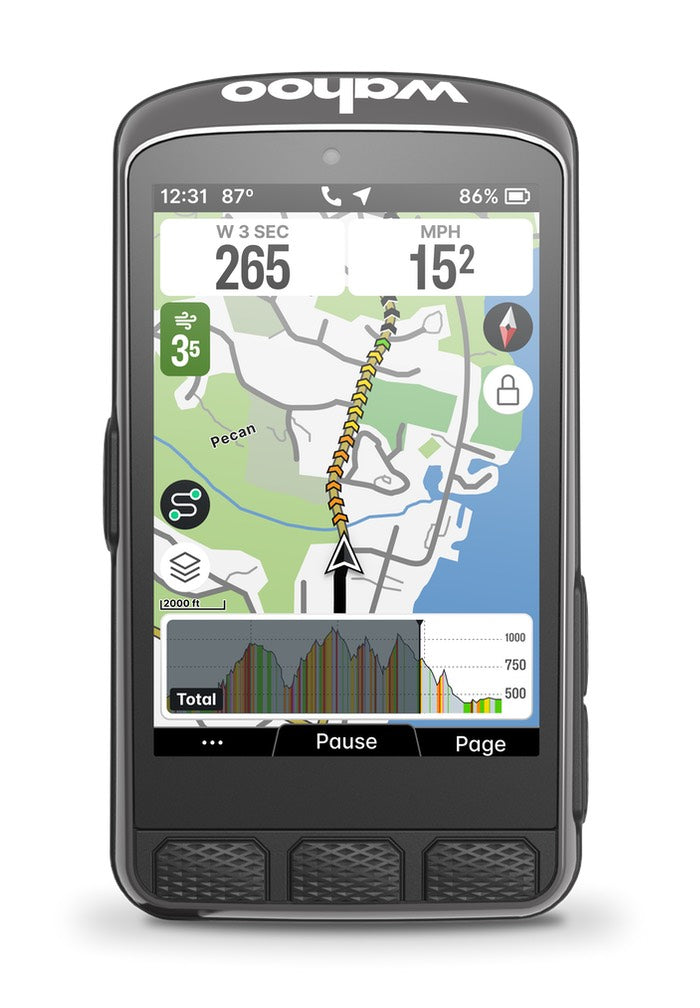 Wahoo ELEMNT ACE GPS Bike Computer | 3.8” Touchscreen & 30h Battery