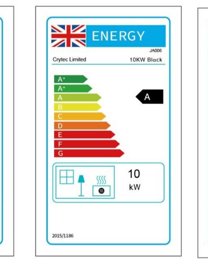 10KW Multifuel Wood Stove l Log Burner Cast Iron l Model JA006