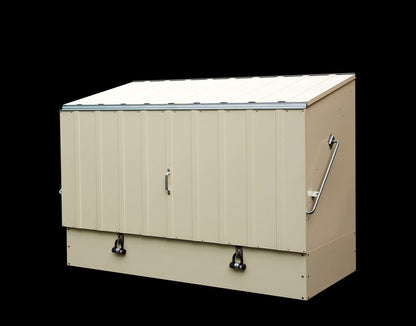 Trimetals Protect-a-Cycle™ with Ramp | High-Security Bike Store for 3 Bikes